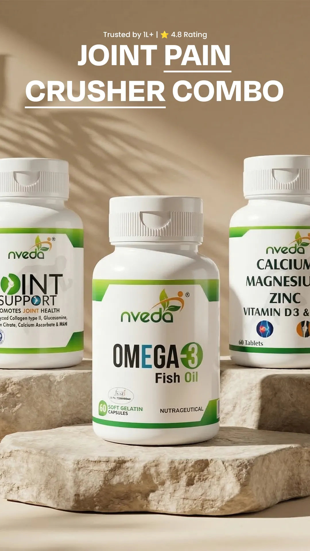Supplements static ad: "OMEGA 3"